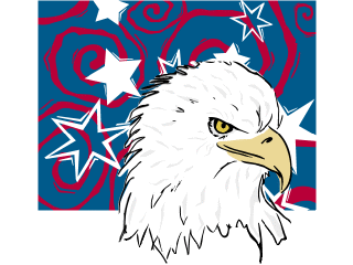 eagle head w flag design.gif